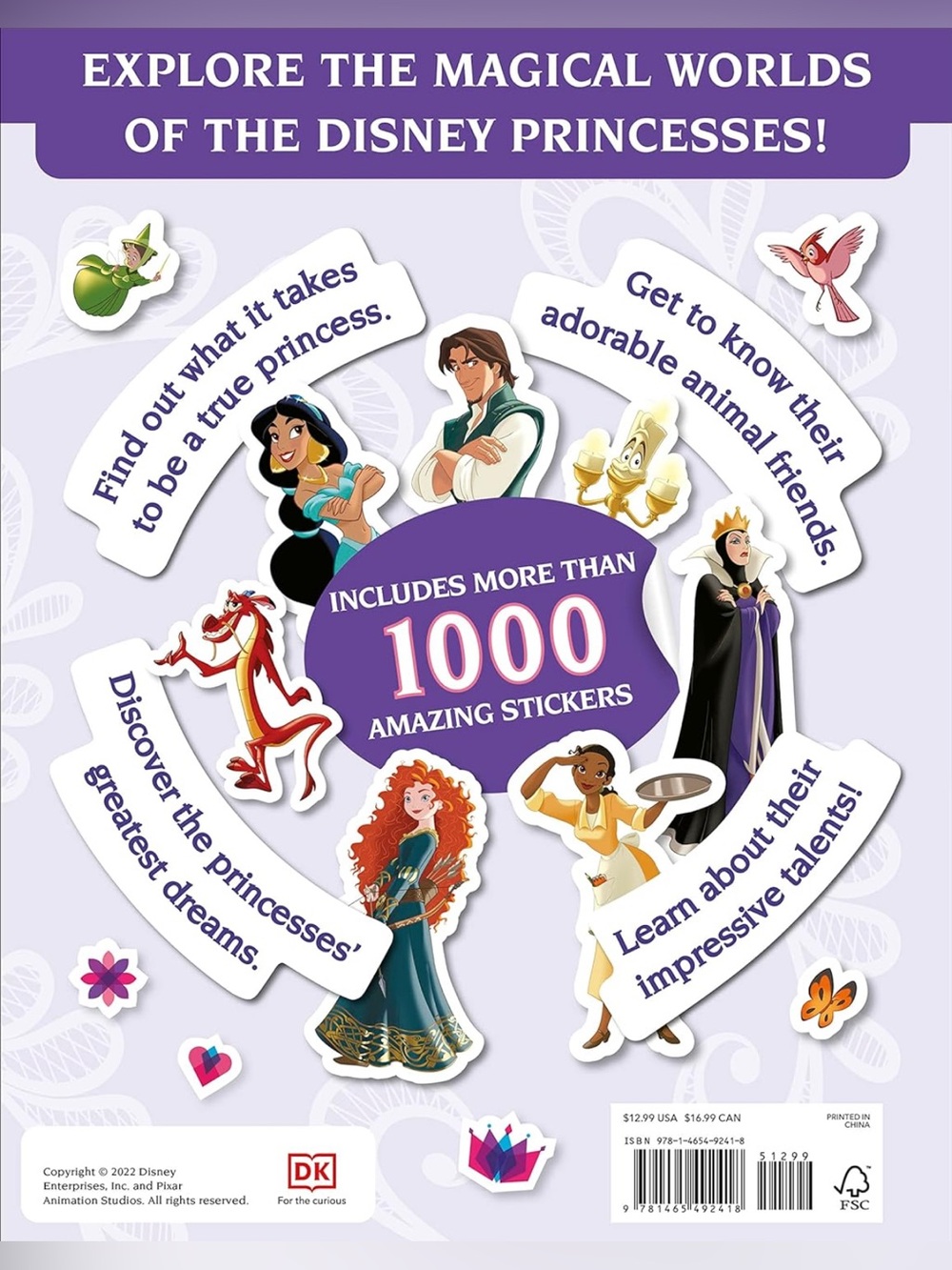 Disney Princess Ultimate Sticker Collection Over 1000 Stickers - Picture 4 of 4